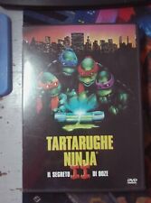 TARTARUGHE NINJA II 2 IL SEGRETO DI OOZE DVD Vintage DA COLLEZIONE 