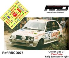 DECAL/CALCA 1/43; Citroen Visa