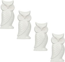 - A1674 - Set Di 4 Umidificatori in Ceramica a Forma Di Gufo Da Applicare Al Ter