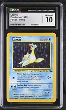 Pokemon Card CGC 10 Lapras