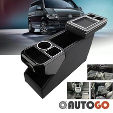Console centrale vano portaoggetti per VW T4 T5 T6 Multivan Console Opel Toyota nera 