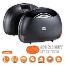 COPPIA VALIGIE LATERALI MOTO KAPPA K40N MONOKEY CAPIENZA 40 LITRI
