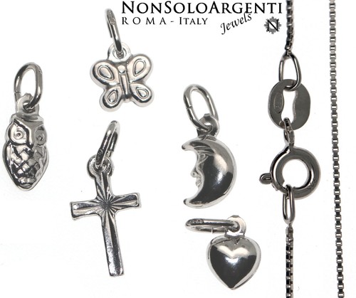 Collana ciondolo tutto - collana, argento