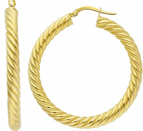 Orecchini oro giallo bianco - orecchini, o