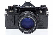 Canon A-1 SLR con Canon FD