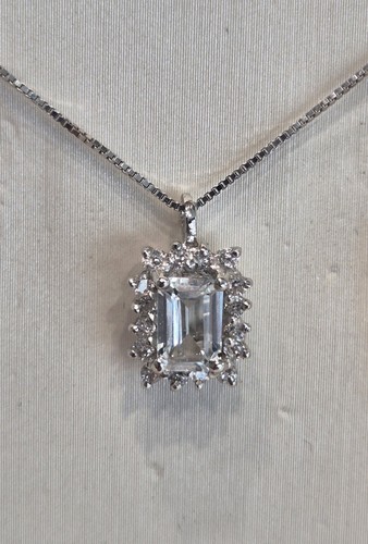 Collana oro bianco - bianco, con