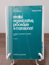 ALBERTARIO - ANALISI ORGANIZZATIVE PROCEDURE E MANSIONARI [ BUFFETTI 1987 ]