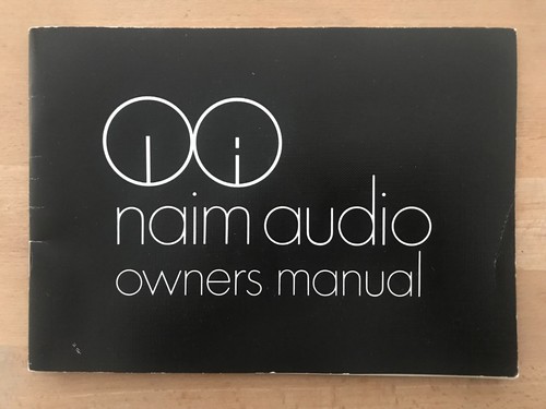 Manuale proprietario naim - manuale,