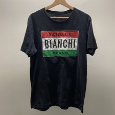 T-shirt Bianchi Bicicletta Milano Vintage Taglia L