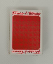 1x Mazzo carte da gioco Totocalcio Dal Negro Poker Pubblicitarie