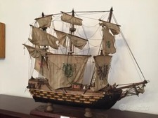 BELLISSIMO modello artigianale veliero spagnolo 
