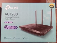 Modem Router TP-LINK ARCHER VR400 V. 2 ADSL|VDSL|FTTC|FTTS Beamforming Nero