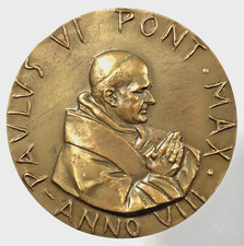 Vatican city bronze medal - vatican,