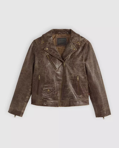 Giacca moto levi vera - vera, pelle