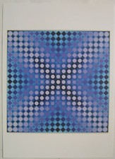 VICTOR VASARELY  - Carton d