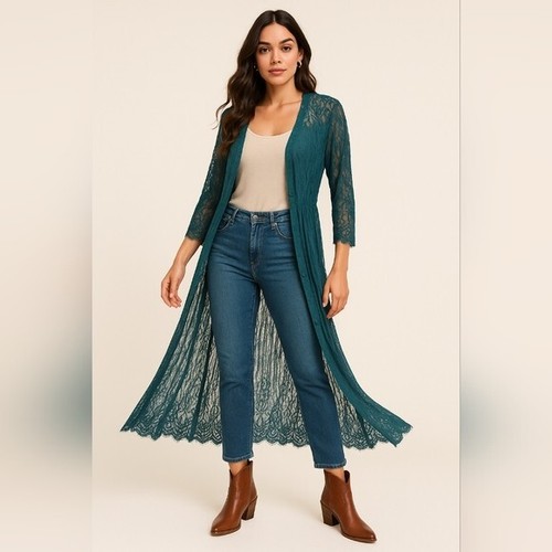 Abito lungo elegante verde