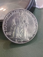 VATICAN 2 Lire  1942  Nickel