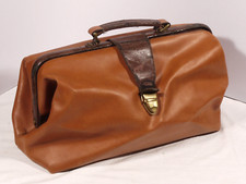 PRL) BORSA PELLE DOTTORE BRIEF-CASE DOCTOR BAG DOKTOR MEDECIN VINTAGE DOCTEUR
