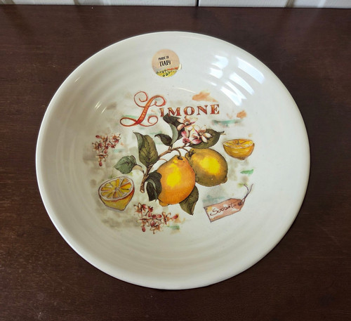 Ceramica cuore limone - cuore, "limone"