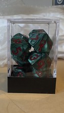 Dice set - Vampire: the Masquerade (Jade, Ankh, x10 Dice)