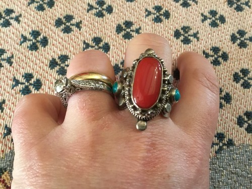 Grande antico anello - grande,