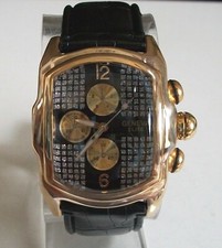 Men's Black  & Gold finish