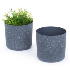 2 pz cesto fioriera vaso piante da giardino piante decorazione interna albero plastica