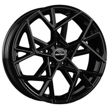 CERCHIO IN LEGA GMP CARTESIO PER OPEL CORSA-F 7X17 4X108 GLOSSY BLACK RKL