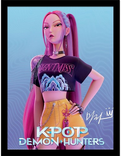 Quadro kpop demon hunters - quadro,