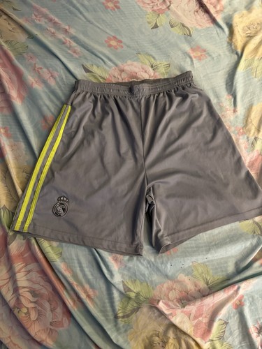 Grey real madrid shorts - grey,