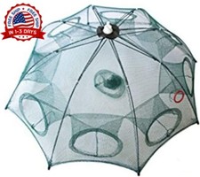 2 Red De Pesca Plegable Trampa