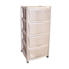 CASSETTIERA VULCANO 4 CASSETTI Cm 38x38xH.80 COLORE SABBIA