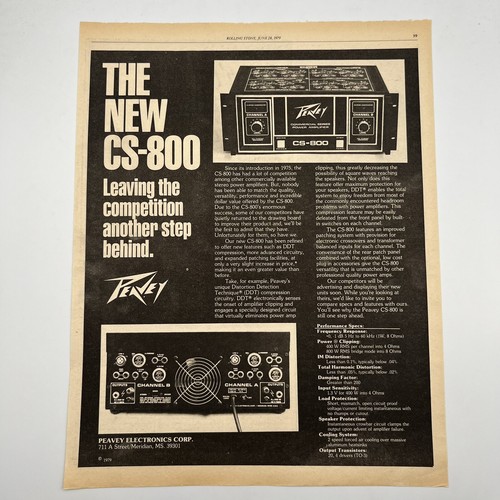 Peavey electronics 1979 - peavey,