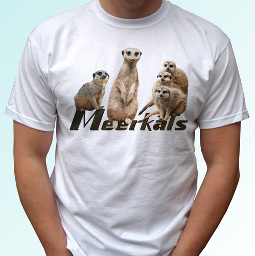 Shirt bianca meerkats - t-shirt,