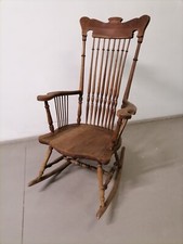 Sedia a dondolo stile liberty