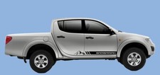 Mitsubishi L200 Barbarian Mountain Side Strisce Set Grafica Adesive Decalcomanie 4x4