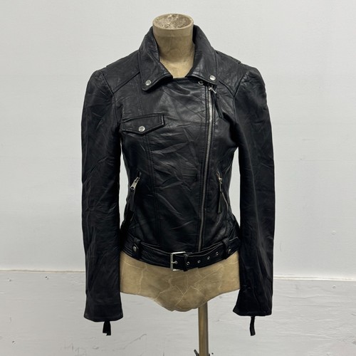 Giacca moto vintage zara nera - vintage,