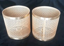 Pair of Rattan Shades 