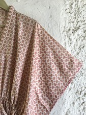 Pure seta kaftano - pure, bianco