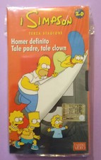 VHS Film Ita Animazione I SIMPSON Terza Stagione 20 SIGILLATA Videocassetta(V37)