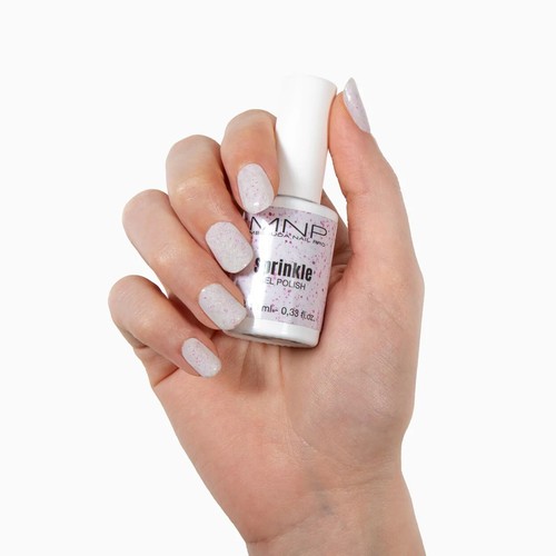 Gel polish sprinkle 105 - sprinkle, cream