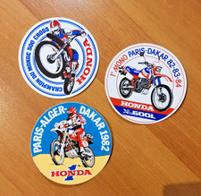 3 Autocollant MOTO HONDA XL