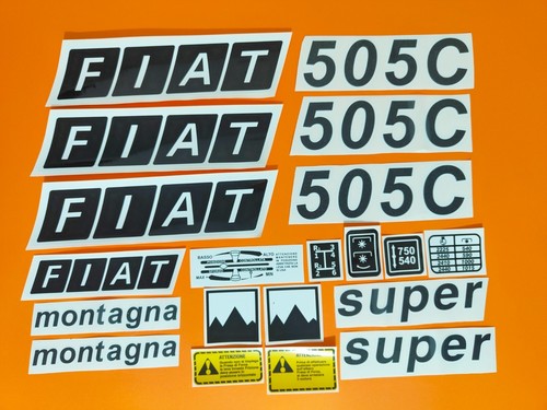 Adesivi decalcomanie fiat 505 - decalcomanie,