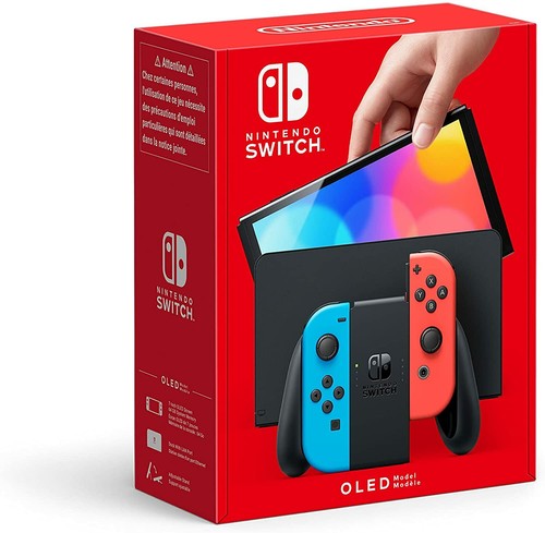 Nintendo switch oled - nintendo, neon