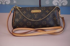 used authentic louis vuitton pochette eva monogram bag