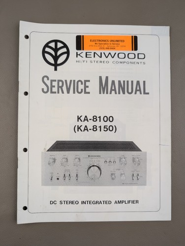 Kenwood 8100 - kenwood, ka-8100