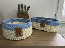 Set Cestini Uncinetto Nascita