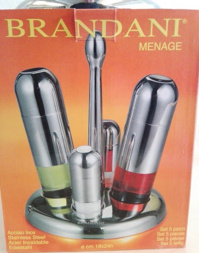 Brandani set olio aceto sale - set,