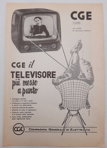 Ritaglio pubblicità del - pubblicità, 1955