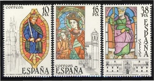 Spagna 2721 1983 vetrate - spagna,